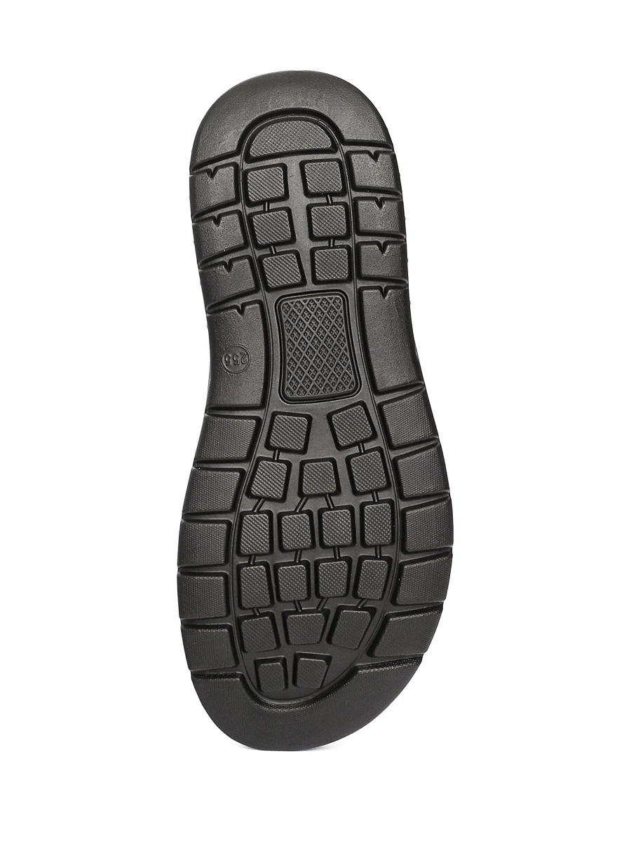 Кожаные сандалии черного цвета